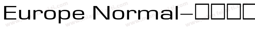 Europe Normal字体转换